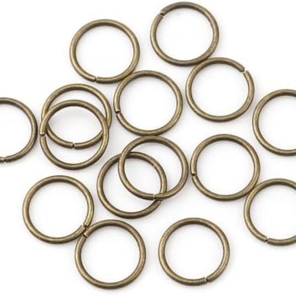 200 Pieces - 3mm Jump Rings Antique Bronze - 24 Gauge 0.5mm Thickness